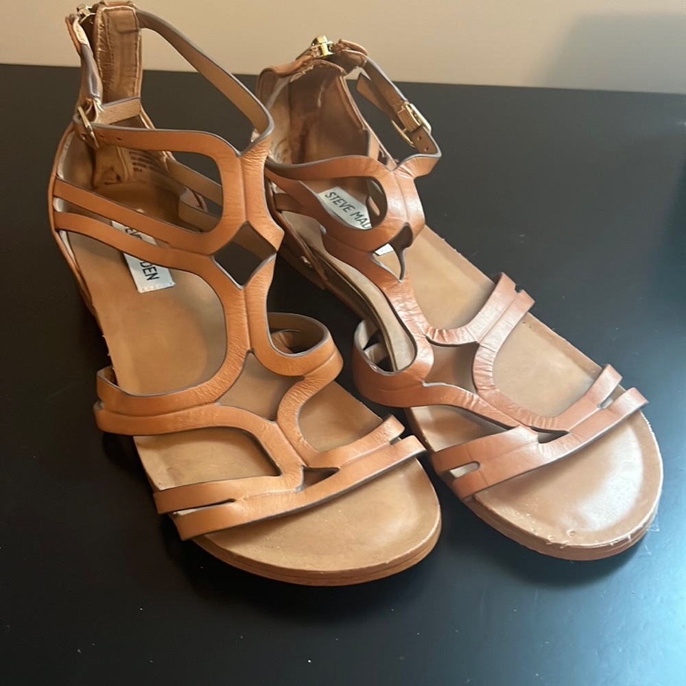 Steve Madden brown bohemian sandals size 8